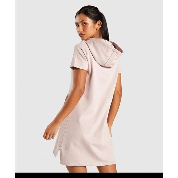 Gymshark Legacy Fitness Lounge Sweatshirt Dress - Pink Size XS - Picture 2 of 8